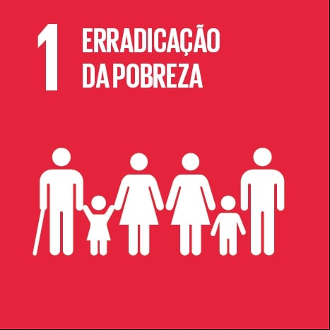 Logo ODS 1 Erradicação da pobreza