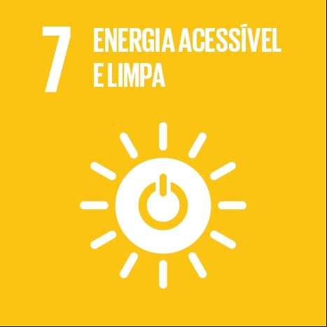 Logo ODS 7 Energia limpa e ível